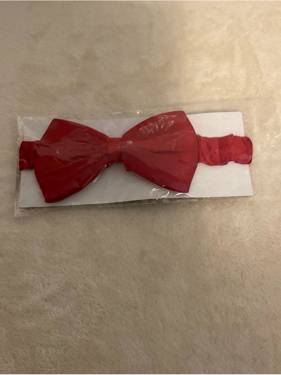 None Other - Kids Red Bow Headband - Classic Hair Accessory